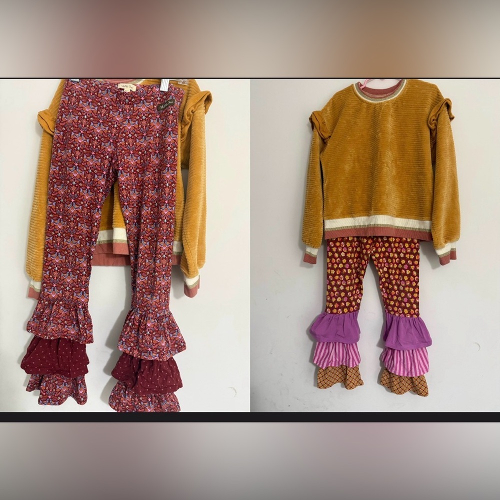 Bundle Matilda Jane Mustard and Pink Kids' Sweater